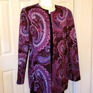 Ellen Tracy Paisley Jacket